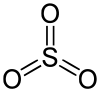 SO3 Sulfur trioxide.svg