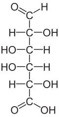 Struktur von Galacturonsäure