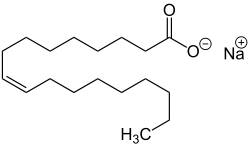 Oelic Acid Sodium Salt Structural Formula V.4.svg